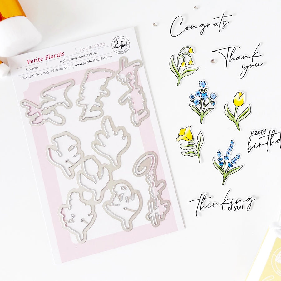 Pinkfresh Studio - Petite Florals Dies