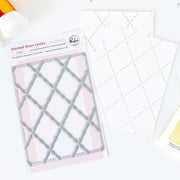 Pinkfresh Studio - Stitched Heart Lattice Press Plate