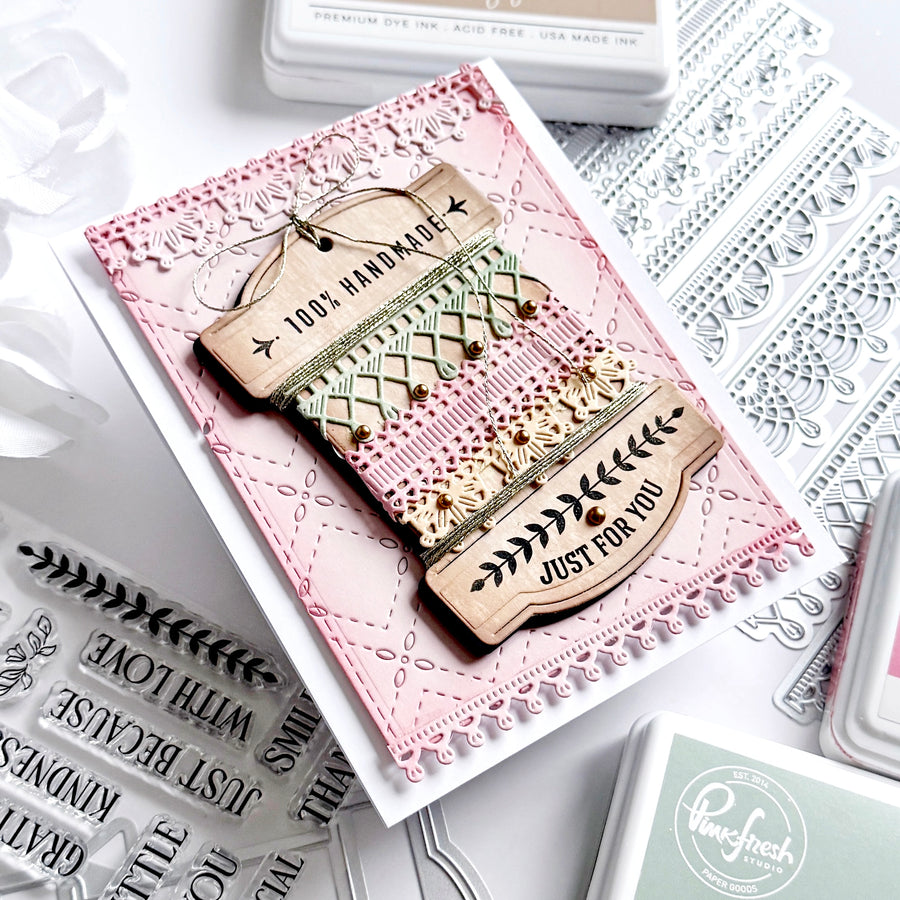 Pinkfresh Studio - The Stitch Edit: Heartmade Details Stamps