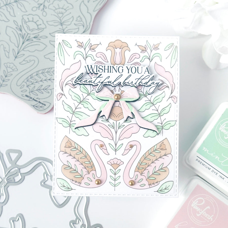 Pinkfresh Studio - Swan Reverie Cling Stamp