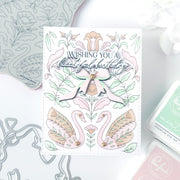 Pinkfresh Studio - Swan Reverie Stencils