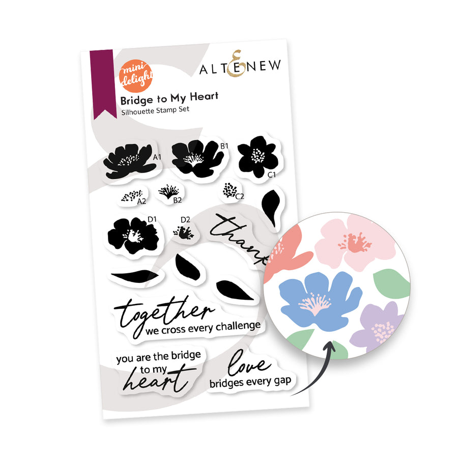 Altenew - Mini Delight: Bridge to My Heart Stamp & Die Set