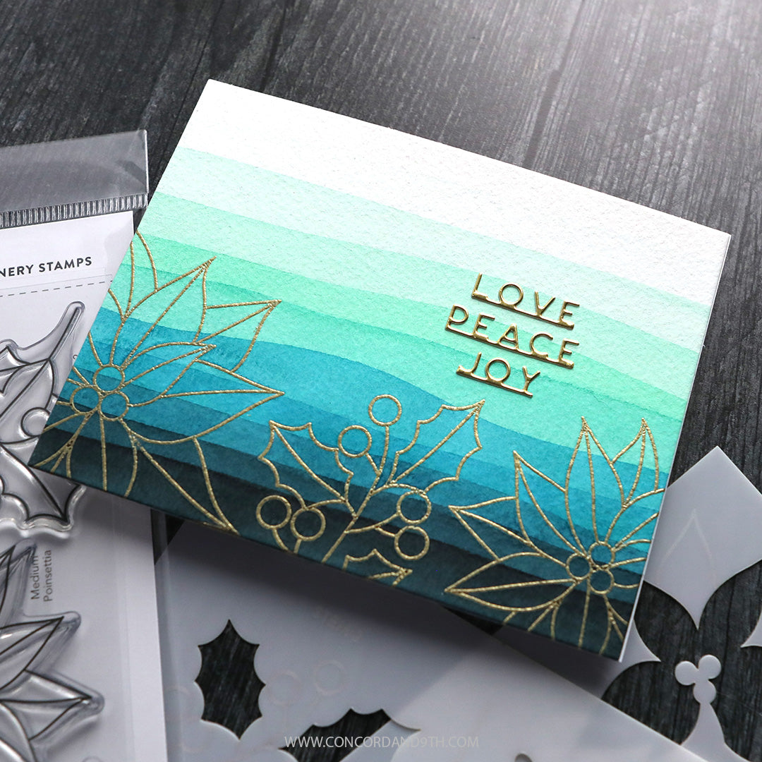 Concord & 9th (Kristina Werner) - Winter Greenery Stamp Set