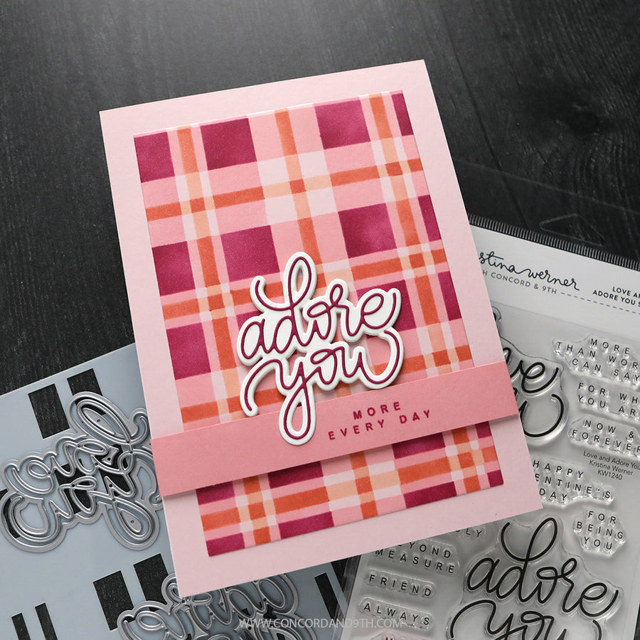 Concord & 9th (Kristina Werner) - Love and Adore You Stamp Set