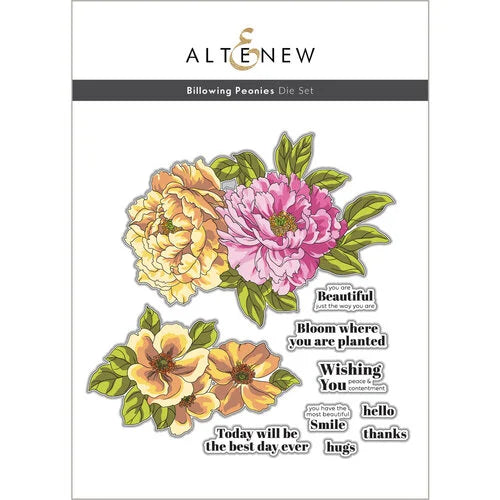 Altenew - Billowing Peonies Die Set