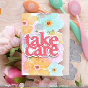 Waffle Flower - Oversized Take Care Print Die