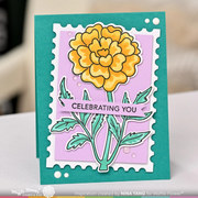 Waffle Flower - Sketched Marigold Stamp Set