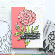 Waffle Flower - Sketched Marigold Matching Die