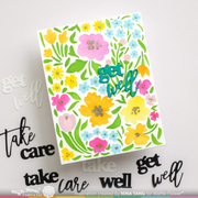 Waffle Flower - Print & Script Get Well Die