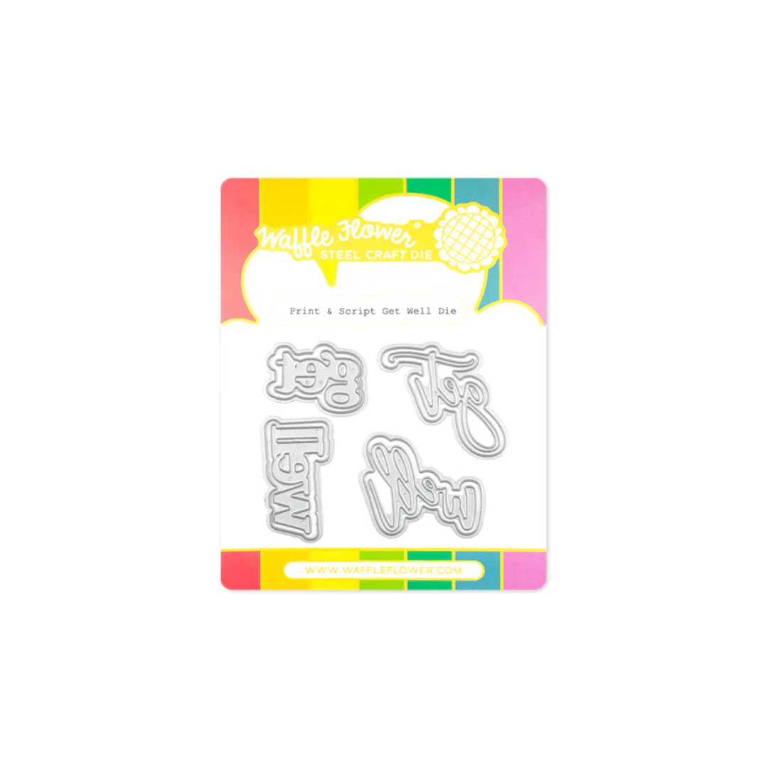 Waffle Flower - Print & Script Get Well Die
