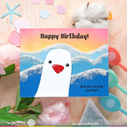 Waffle Flower - Inquisitive Seagulls Stamp Set