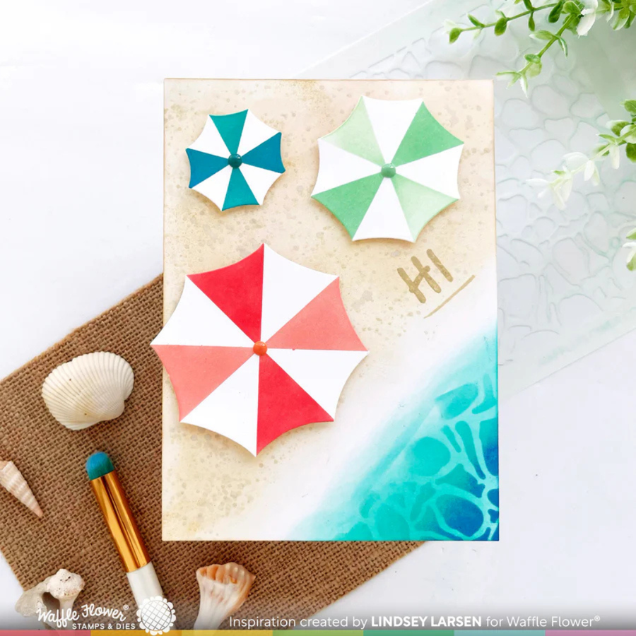 Waffle Flower - Inquisitive Seagulls Stamp Set