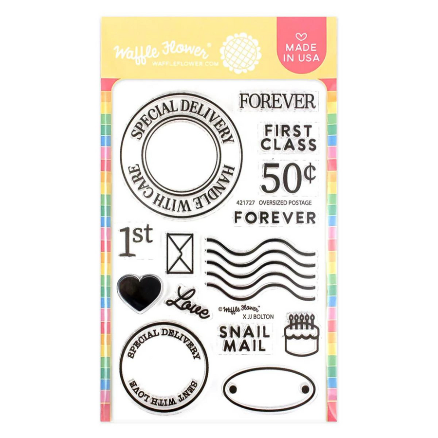Waffle Flower - Oversized Postage Stamp Set