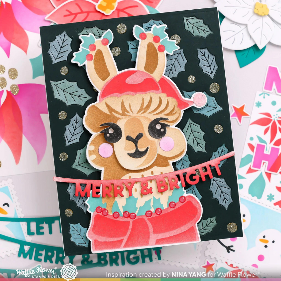 Waffle Flower - Christmas Banners Die