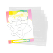 Waffle Flower - Poinsettia Die-n-stencil