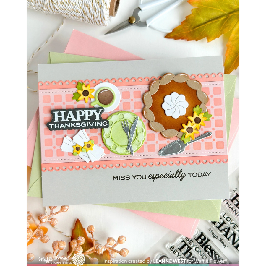 Waffle Flower - Table Runner Die (PRE-ORDER)