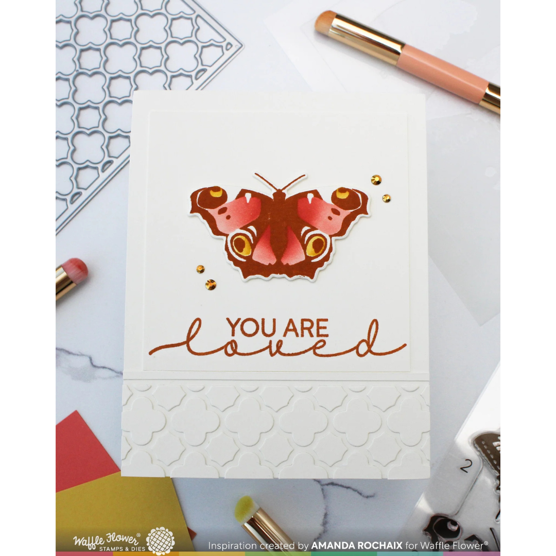 Waffle Flower - Butterfly Trio Matching Die