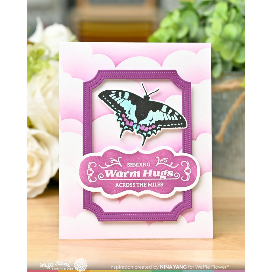Waffle Flower - Butterfly Trio Matching Die