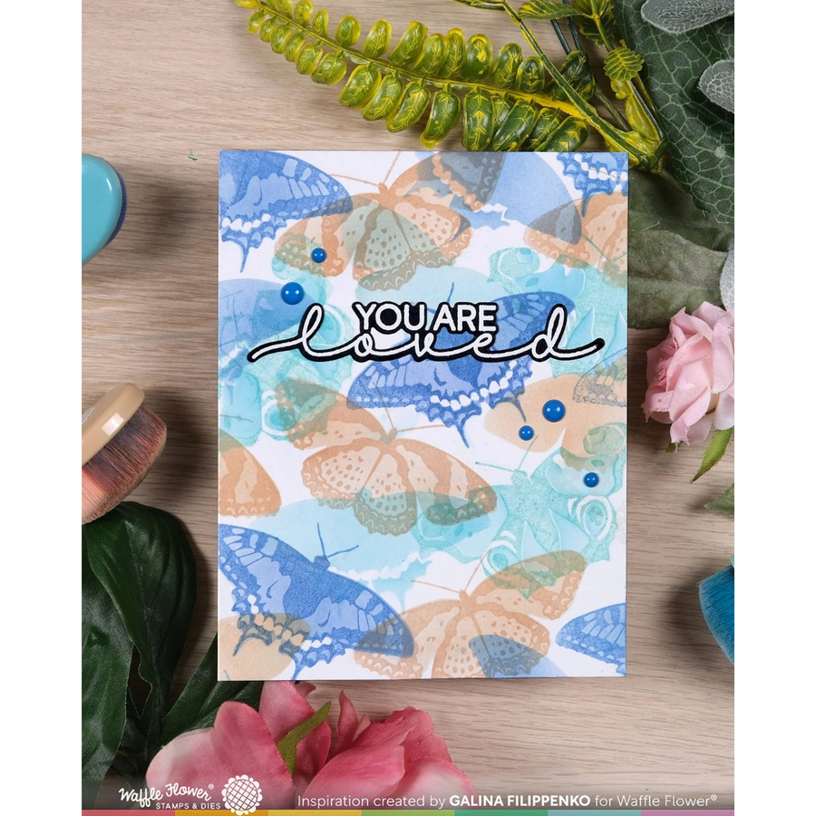 Waffle Flower - Butterfly Trio Stamp Set