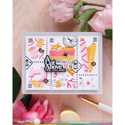 Waffle Flower - Quilted Hug Sentiments Stamp Set