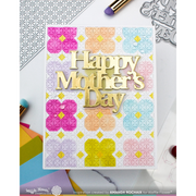 Waffle Flower - Quilted Petals Stencil