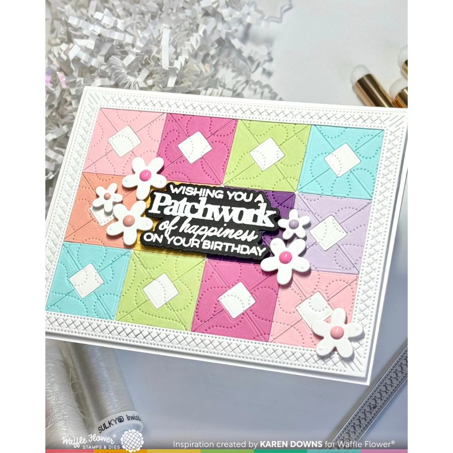 Waffle Flower - Quilted Frames Die