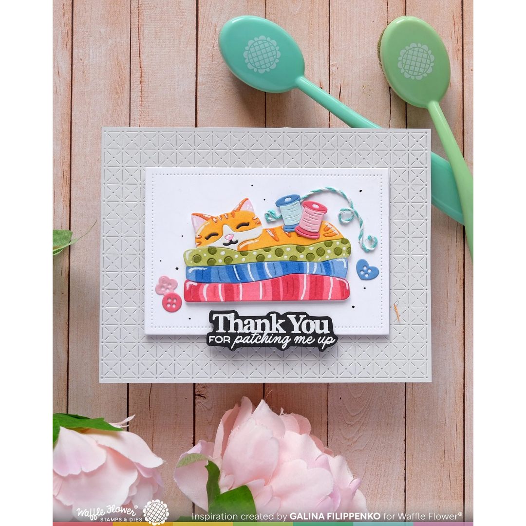 Waffle Flower - Fabric Lover Die-n-stencil