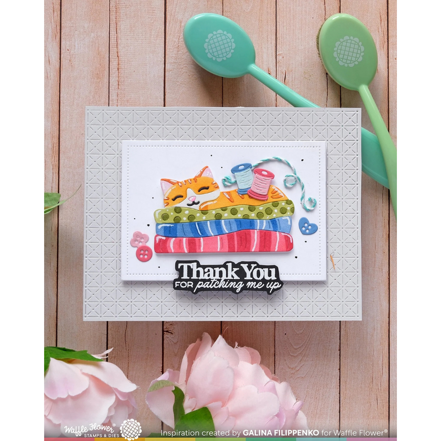 Waffle Flower - Fabric Lover Die-n-stencil
