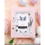 Waffle Flower - Patchwork Cat Stencil