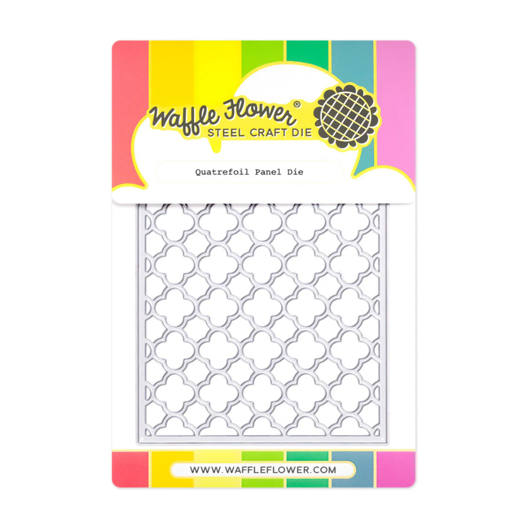 Waffle Flower - Quatrefoil Panel Die