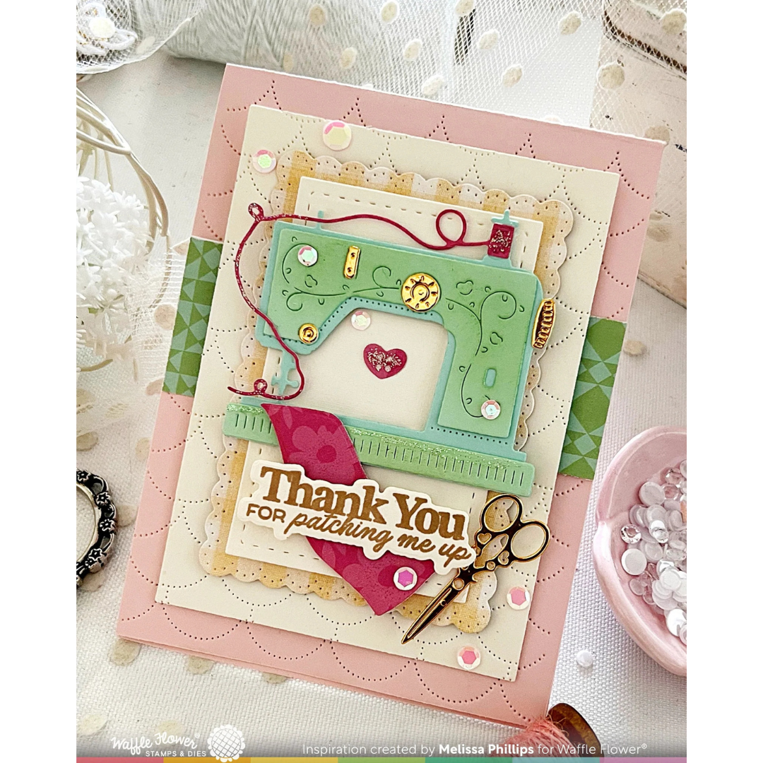 Waffle Flower - Clamshell Texture Die