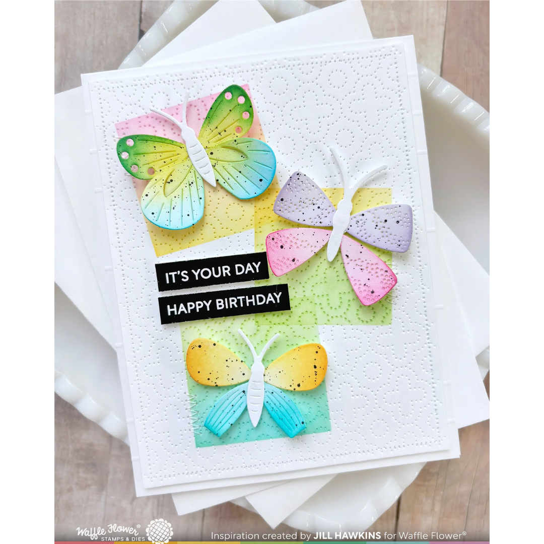 Waffle Flower - Quatrefoil Panel Die
