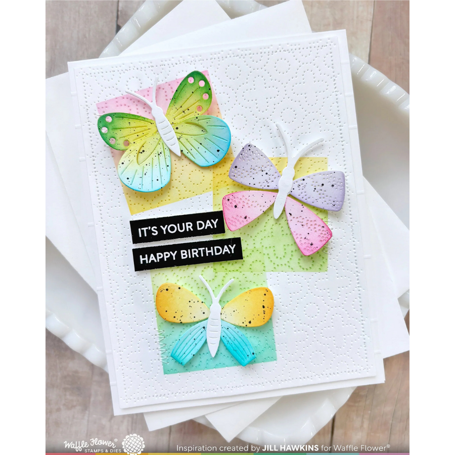 Waffle Flower - Quatrefoil Panel Die