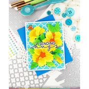 Waffle Flower - Quatrefoil Panel Die