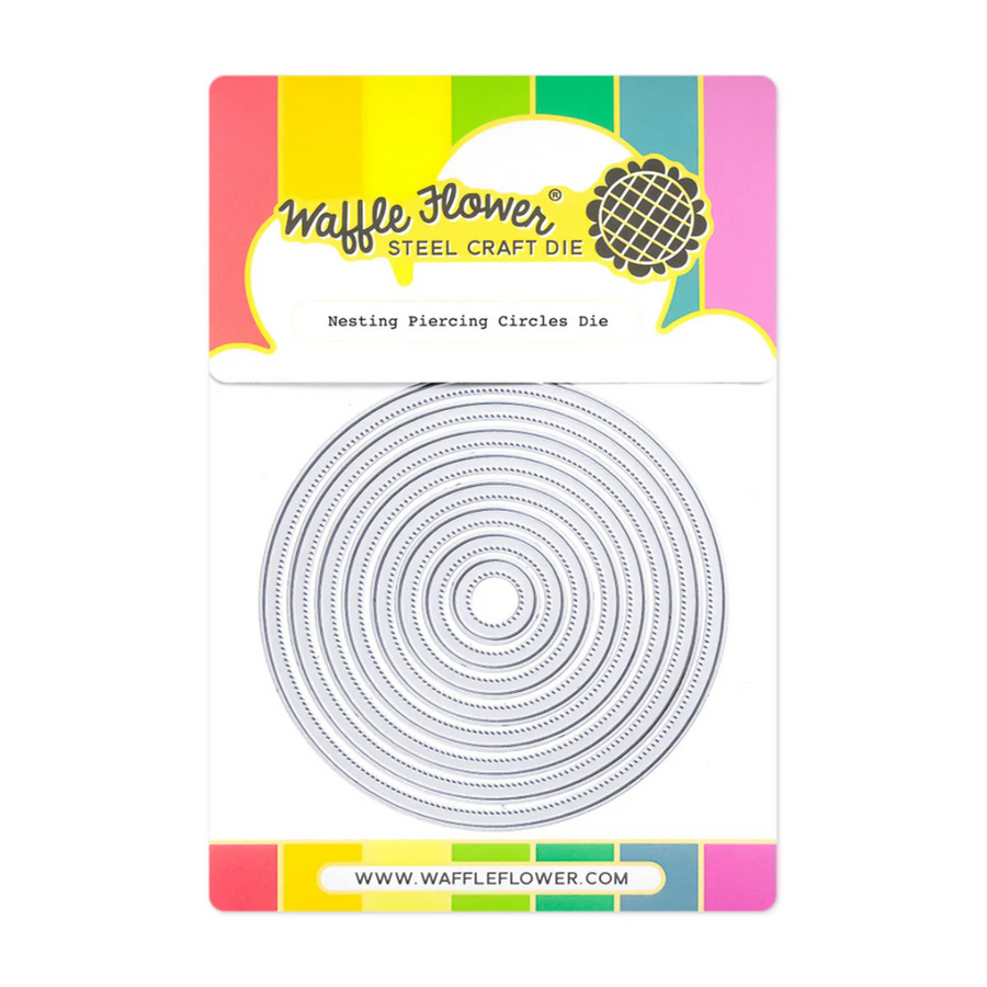 Waffle Flower - Nesting Piercing Circle Dies