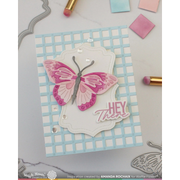 Waffle Flower - Nesting Piercing Fancy Labels Die