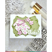 Waffle Flower - Nesting Piercing Fancy Labels Die