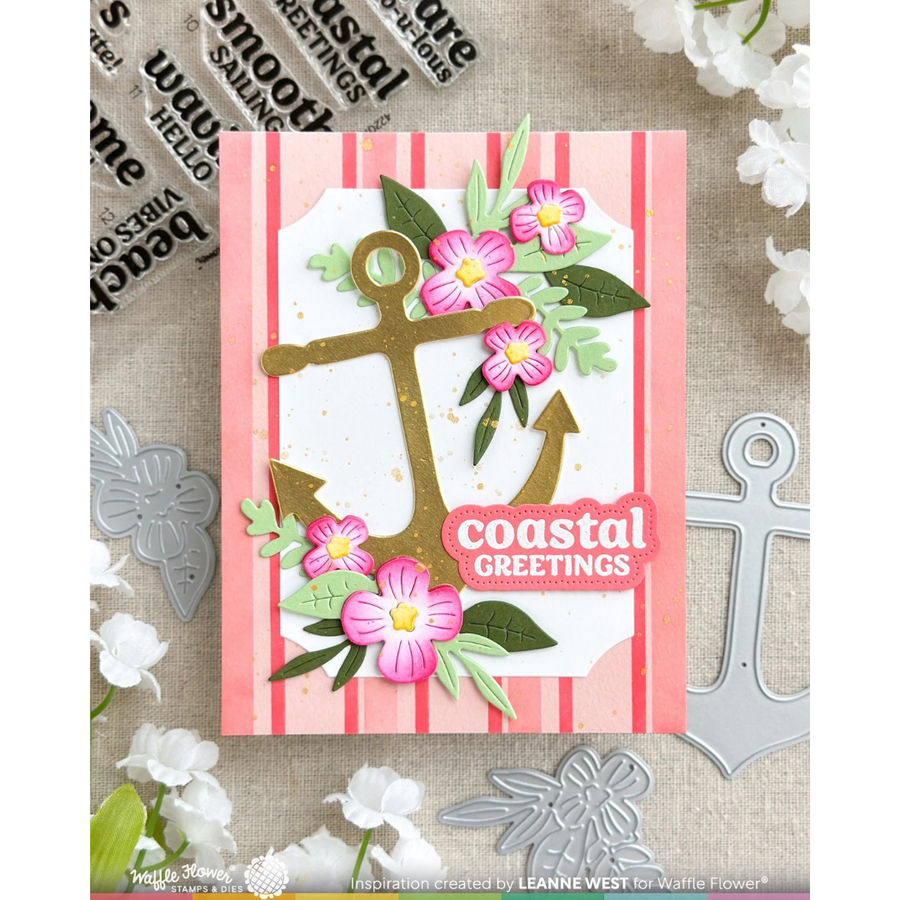 Waffle Flower - Nested Piercing Ticket Frames Die