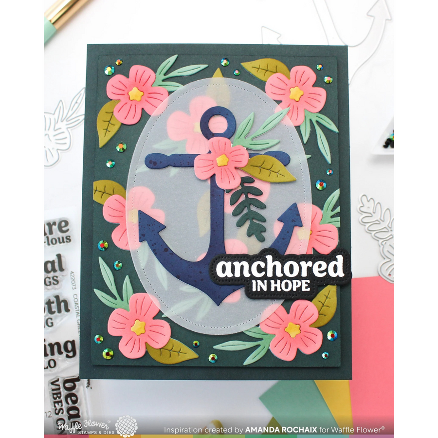 Waffle Flower - Floral Anchor Die