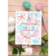 Waffle Flower - Seashell Texture Die
