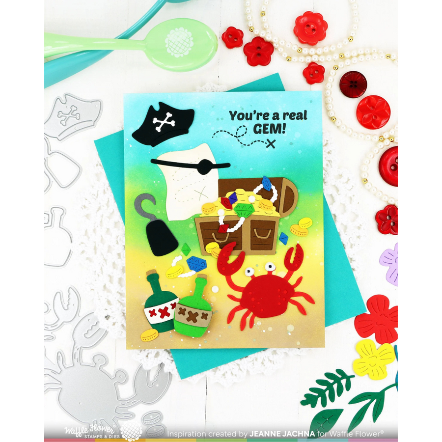 Waffle Flower - Inquisitive Pirate Add-on Die
