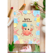 Waffle Flower - Seashell Frame Die