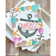 Waffle Flower - Seashell Frame Die