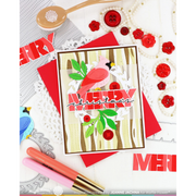 Waffle Flower - Overlapping Merry Additions Matching Die