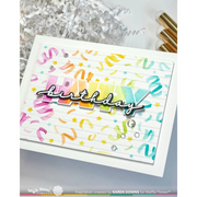 Waffle Flower - Overlapping Happy Additions Matching Die