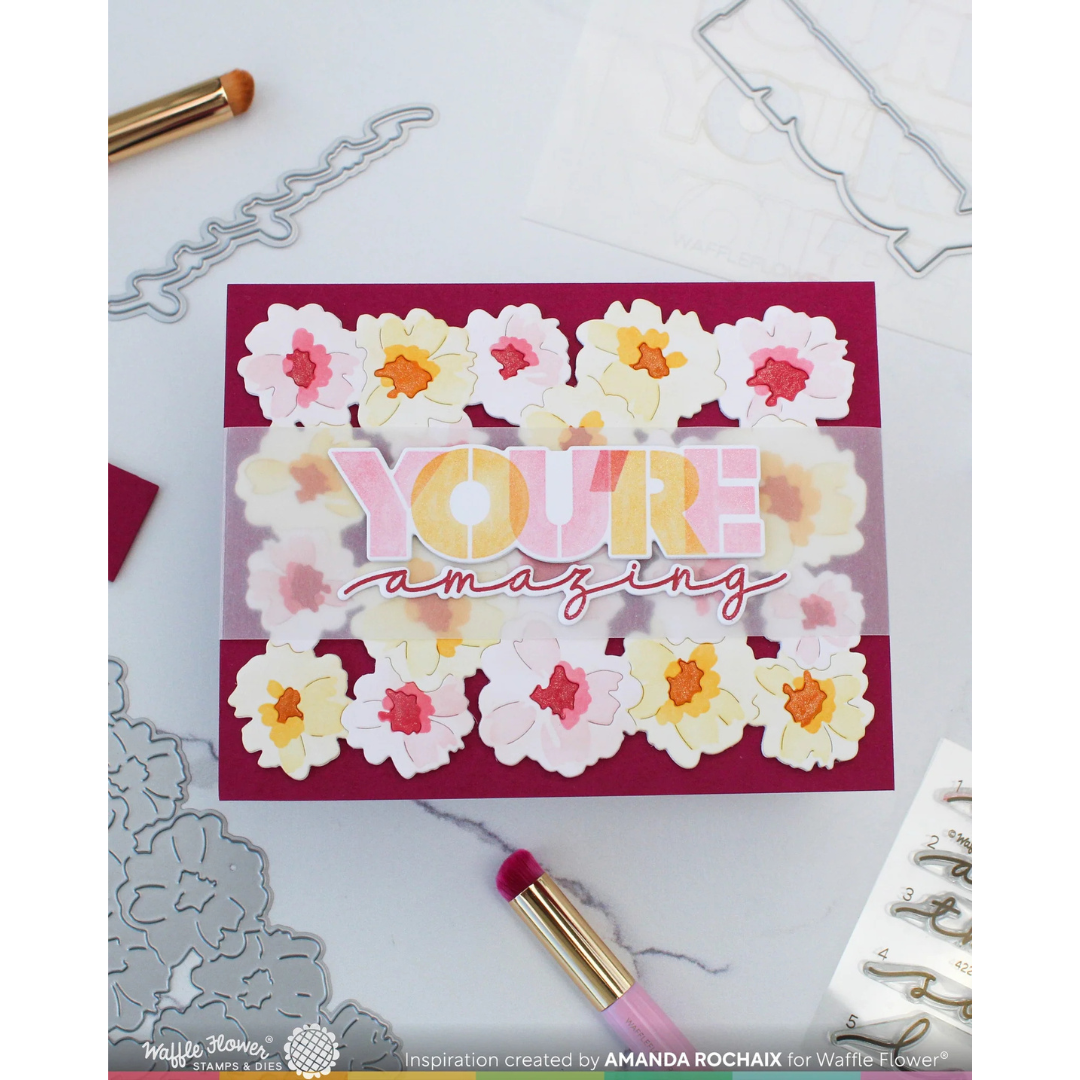 Waffle Flower - Overlapping You're Additions Die