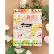 Waffle Flower - Overlapping Love Die-n-stencil