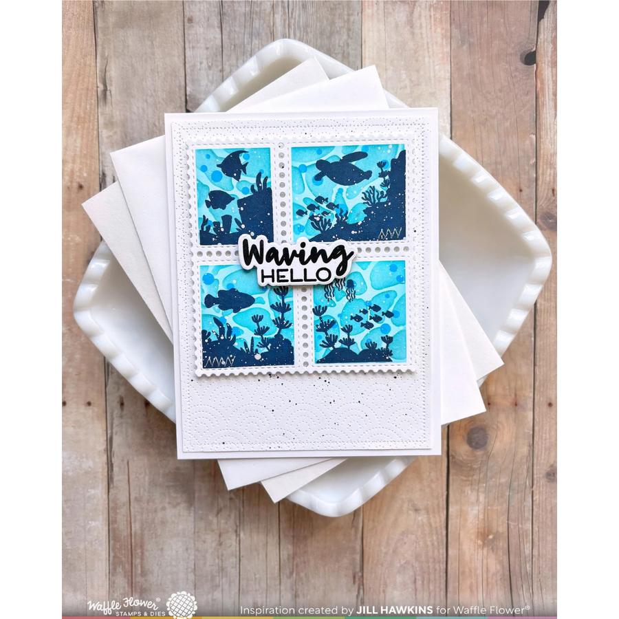 (PRE-ORDER) Waffle Flower - Jolly Wave Texture Die