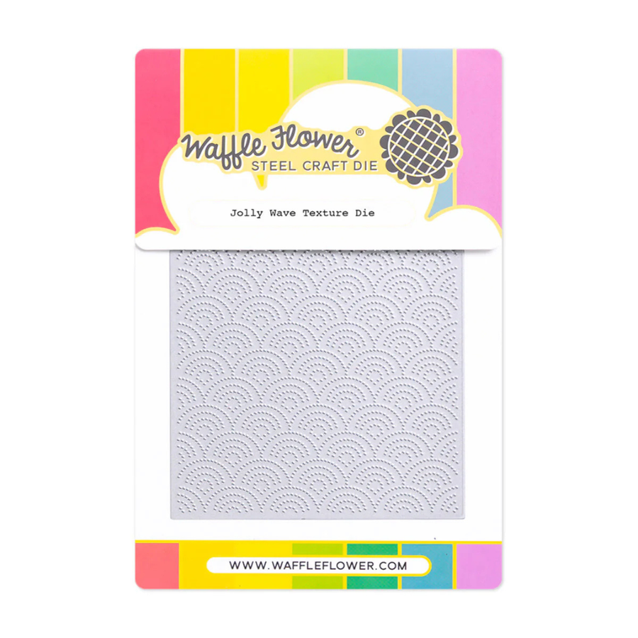 Waffle Flower - Jolly Wave Texture Die