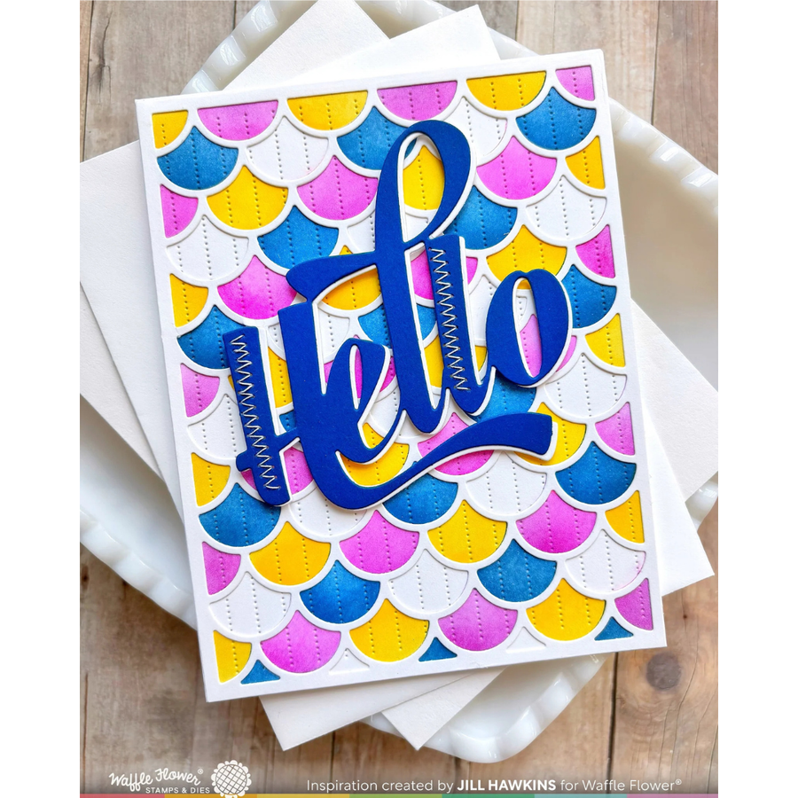 (PRE-ORDER) Waffle Flower - Jolly Wave Panel Die